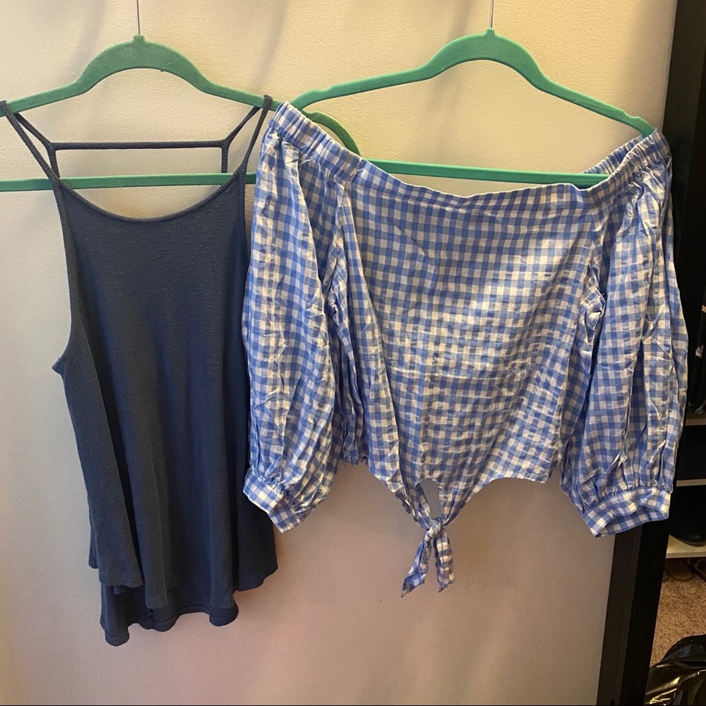 Lot of two summer tops